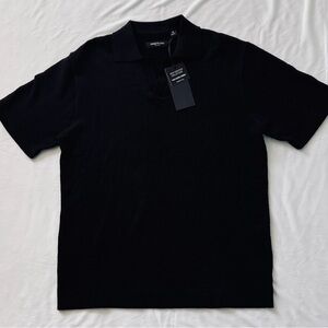 Kenneth Cole Men’s Black Short-Sleeve Polo